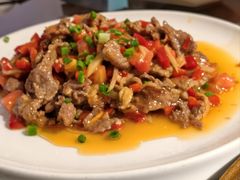 德宏酸木瓜炒牛肉-小喜客·云南特色菜(纳西庭院店)