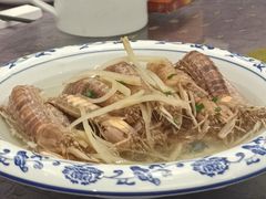 盐水长颈濑尿虾-轩记海鲜餐厅·四十五年老字号·经典粤菜(西区彩虹店)