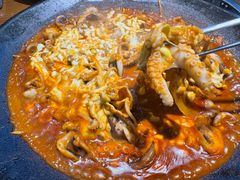 八爪鱼微辣-红辣椒八爪鱼特色韩国料理