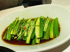 清炒秋葵-天和晟烤鸭店(世纪坛店)