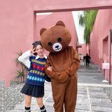 花海旁的咖啡馆