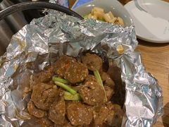 沙姜焗手打牛肉丸-潮粥荟·潮汕砂锅粥(朝阳大悦城店)
