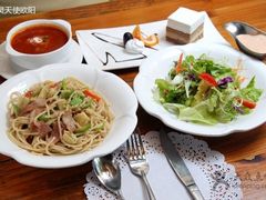 意大利面，沙拉套餐-爱德堡西餐咖啡吧(北师大店)