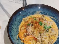 芝士蘑菇鲜虾意大利面-BE BRIGHT KITCHEN(正佳广场店)