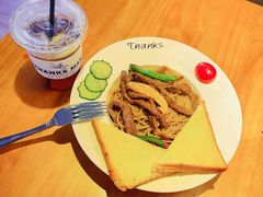 黑椒牛柳意面-Thanks美式餐厅(汉堡咖啡店)