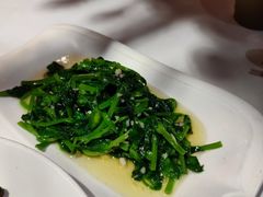 清炒豌豆尖-小河盐帮·私家菜·烤鸭(三元桥·霄云路店)