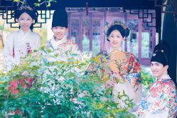 -后宫·古装汉服京剧儿童亲子全家福摄影