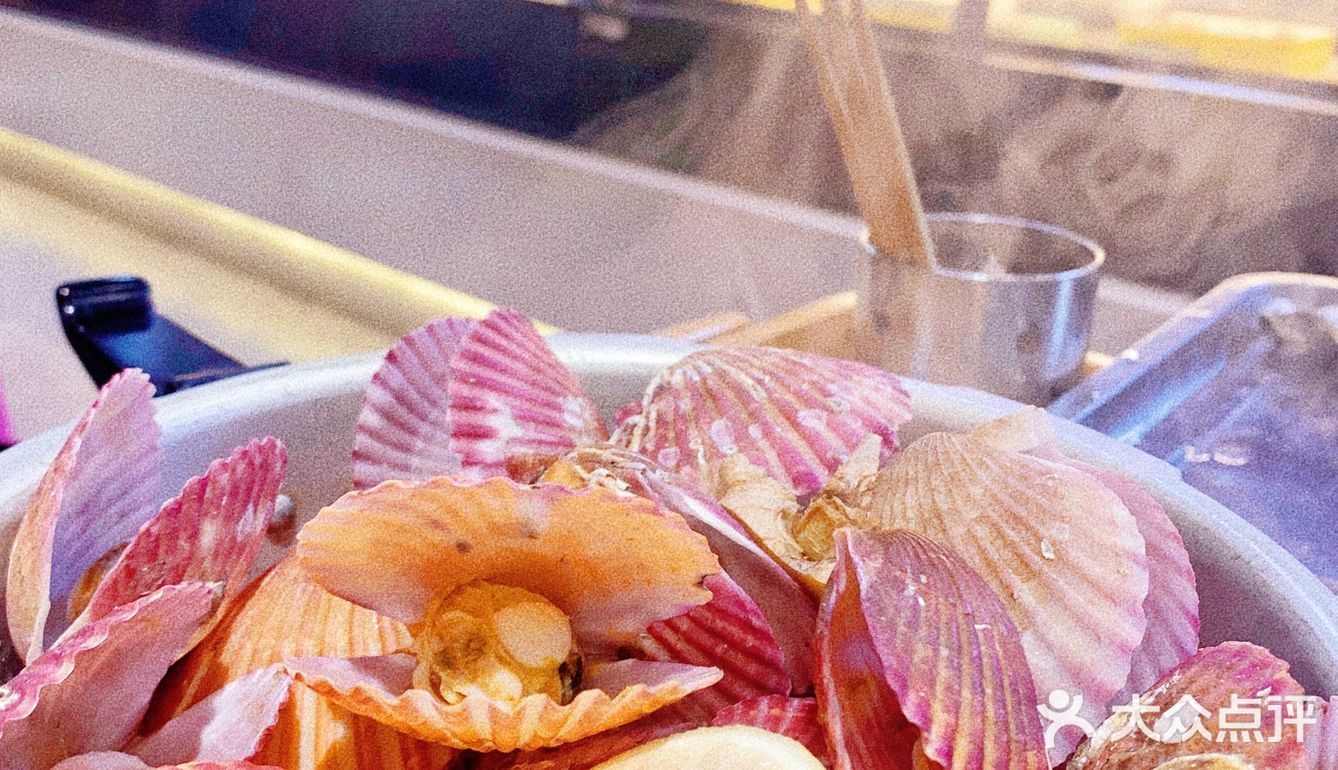 高压锅蒸花贝，闻着臭吃着香