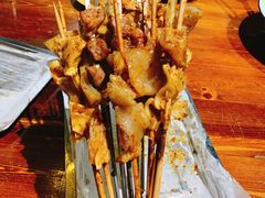 烤牛心管-马路牙子地桌烤肉(工体店)