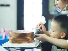-咖咖熊蛋糕定制·蓝风车动物奶油
