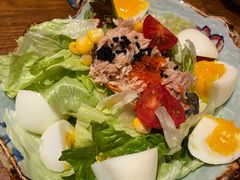 金枪鱼溏心蛋蔬菜沙拉-二丁目食堂(铁西万象汇店)
