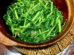 啫啫虾酱空心菜-熠盛粤味(永康路店)