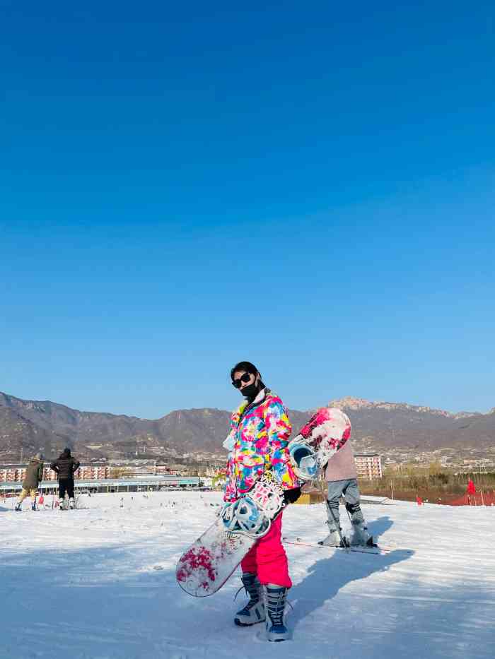 天津蓟县盘山滑雪场-"雪场面积大,各种玩的设施齐全,安全设施也.