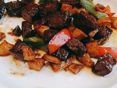 杏鲍茹牛肉粒-西新饭店(城中店)