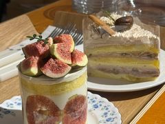 板栗奶油蛋糕-Green wood coffee绿木咖啡