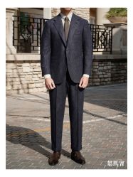 -怒马会 全麻衬西装高级定制