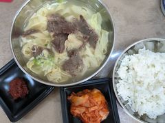 -吉林延边牛肉汤饭，大冷面