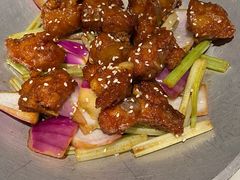 蒜香蜜汁排骨-绿茶餐厅(深圳龙华天虹购物中心店)