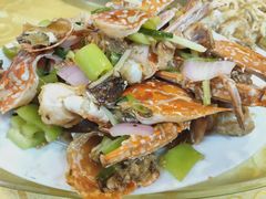 葱炒螃蟹-板桥海鲜广场11排2号