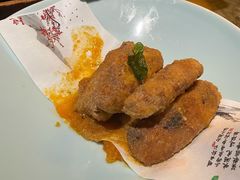 蛋黄鸡翅-绿茶餐厅