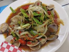 炒白贝-覃记海鲜美食餐厅