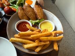 香炸鸡翅配薯条-Money Shops(愚园路店)