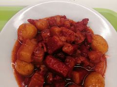 红烧肉鹌鹑蛋-北大家园食堂