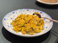 椿菜虾仁炒鸡蛋-江南雅厨(李公堤店)