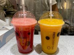 芒果雪梨汁-每日新鲜水果吧(黄浦来福士店)