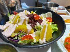 芒果酸奶沙拉-猪啊牛呀羊啊铜盘烤肉(正大广场店)