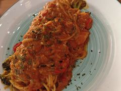 金枪鱼辣番茄奶油天使面-魏斯理汉堡(西安沣东吾悦店)