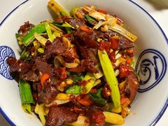 蒜苗炒腊牛肉-潇湘阁(昆泰国际大厦店)