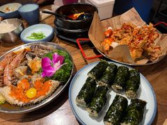 -明洞阿姨·韩式酱蟹烤肉·创意料理(三元桥店)