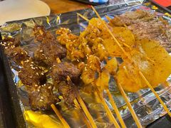 -路边摊小炉子烧烤