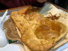 刚出锅的油饼-黑窑厂糖油饼烤鸭·清真菜(旗舰店)