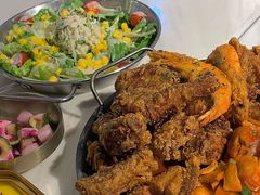 必点炸鸡翅配年糕-HOTISLAND海鸡岛·韩国料理(江南西店)