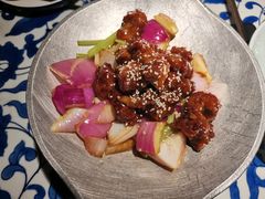 蒜香蜜汁排骨-绿茶餐厅(光谷世界城步行街店)
