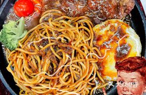 Steak Frites with Pasta