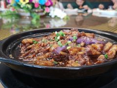 咸鱼茄子煲-老林家鲜活海鲜·海南菜·粤菜餐厅(永万路店)