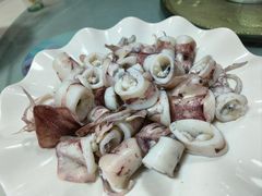 白灼鱿鱼-鸿旺海鲜楼(平潭流水店)