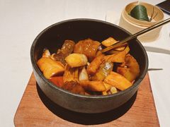 石锅葱烧海参-广舟(千禧店)