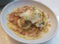 奶油汁培根溏心蛋意面-Future&Kitchen