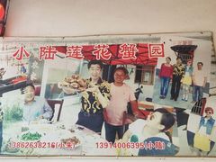 名人阿庆来过-小陆莲花蟹园农家乐(莲花岛店)