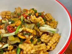 鱿鱼花-恋拐子油爆虾·家常菜