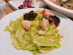 大头菜炒虾仁-大闫家烧烤·小海鲜家常菜(郑庄店)
