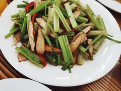 野芹菜香干-兴安酒店农家吊锅土菜(天堂寨店)