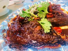 风味蝶鱼头-将相和·海鲜蒸饺大连菜