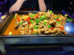 炭烧牛蛙平锅紫苏味-蘭奢雅集·江浙菜(青山江滩店)