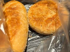 鸭油甜烧饼-小潘记鸭血粉丝汤