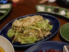 虾干炝炒莲白菜-君悦酒店·1881·北京烤鸭